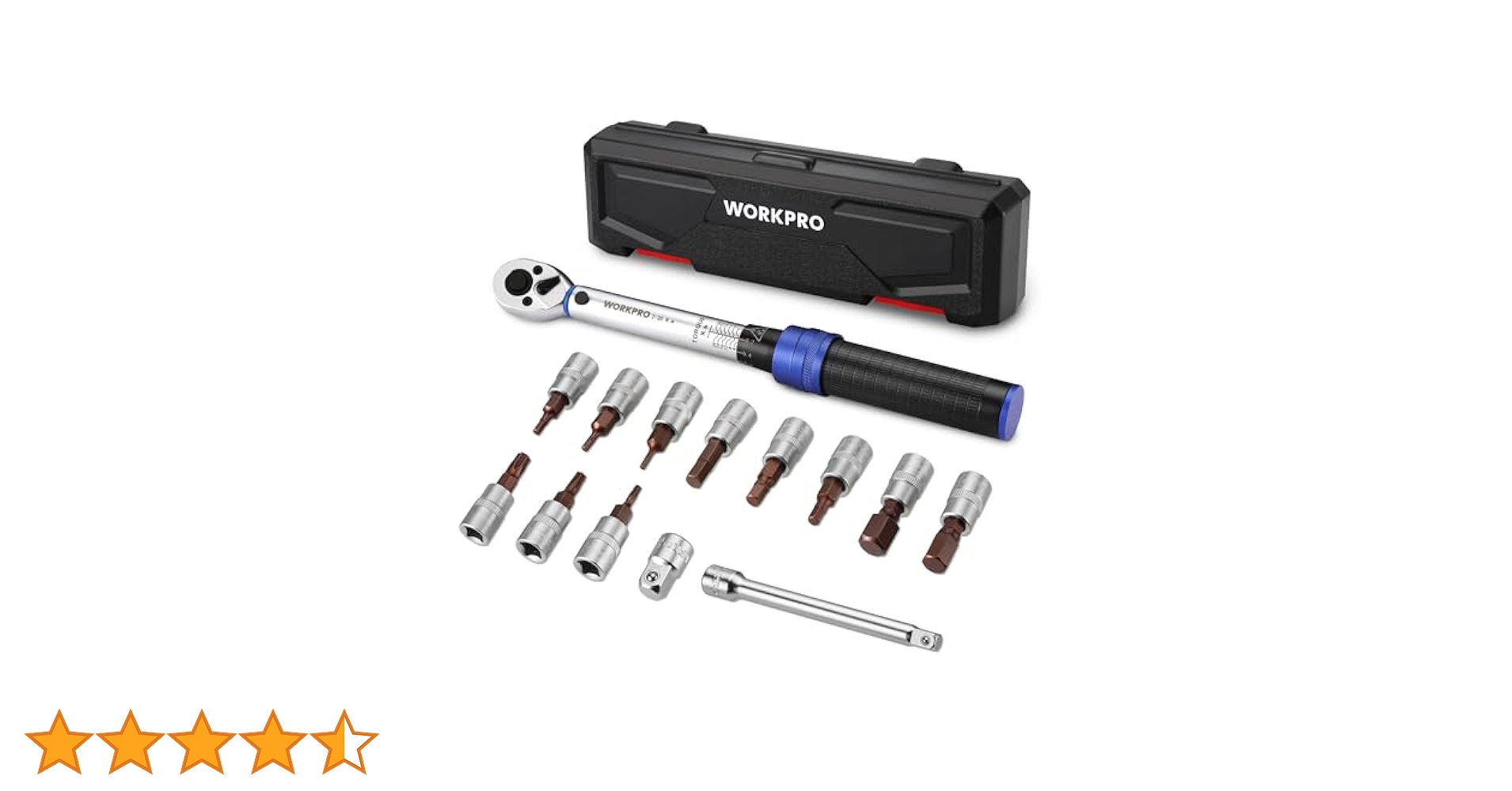 Amazon | WORKPRO トルクレンチ 14点組 差込角6.35mm(1/4インチ